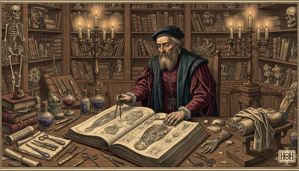 Vesalius De Humani Corporis Fabrica illustrations