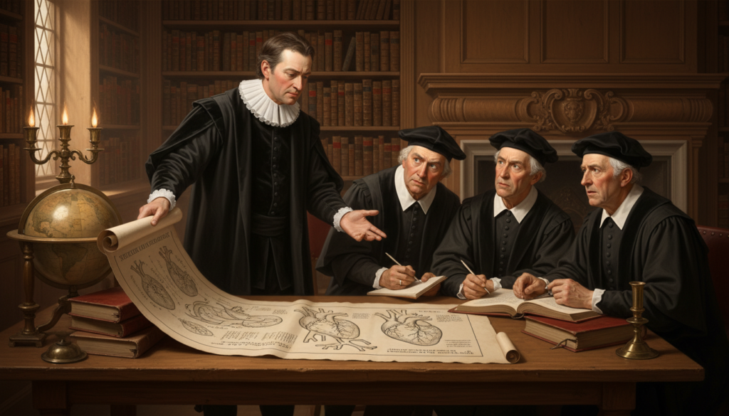 William Harvey overcoming skepticism