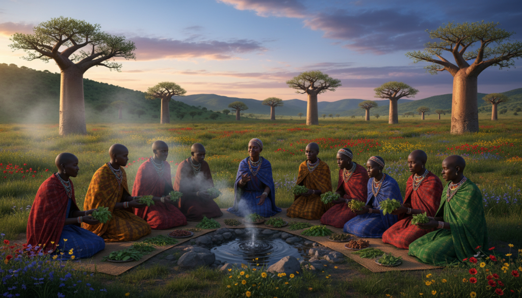 ancient healing wisdom found in African natural landscapes