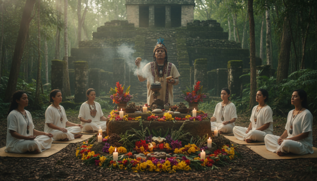 ceremonial healing in Mayan spiritual healing practices