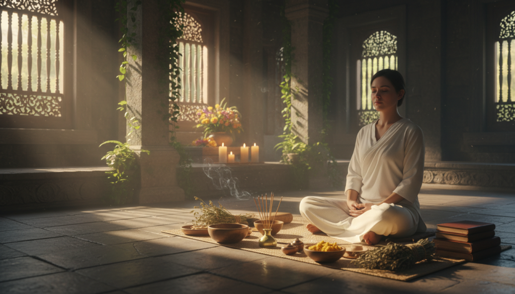 holistic healing practices in temple medicine