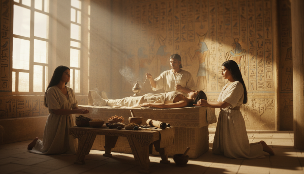 spiritual healing practices in ancient Egypt